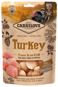 Kuva Carnilove Freeze-Dried Raw Snacks Turkey pakastekuivattuja koirien herkkuja, 60g