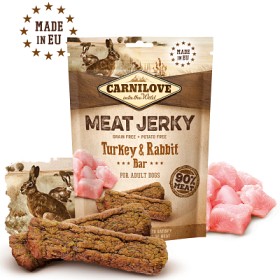 Kuva Carnilove Jerky Turkey & Rabbit Bar koiranherkkuja, 100 g