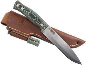 Kuva Casström No.14 Swedish Forest Knife puukko tulusraudalla, vihreä