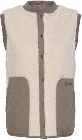 Kuva Catago Paula Faux Fur Vest naisten liivi, Sandshell