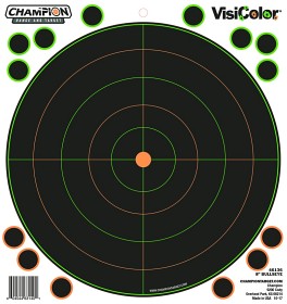 Bild på Champion VisiColor Adhesive Targets 8"Bulls Eye 5-pack