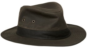 Kuva Cheavlier Bush Waxed Cotton Hat hattu, Leather Brown