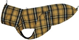 Kuva Cloud7 Dog Rain Coat Glasgow Plaid koiran takki, koko 2, Yellow