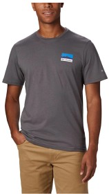 Kuva Columbia M's Rapid Ridge Back Graphic T-Shirt City Grey CSC Leafscape