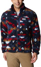 Kuva Columbia Winter Pass Print Fleece Full Zip fleecetakki, Collegiate Navy Rocky Mountain Print