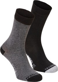 Bild på Craghoppers NosiLife Twin Sock Pack 2 paria sukkia, musta/harmaa