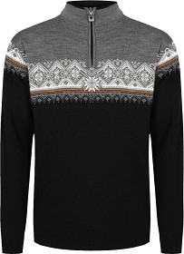 Kuva Dale Of Norway Moritz Sweater merinovillapaita, Black/Orangepeel/Offwhite