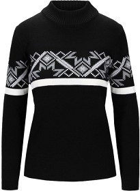 Kuva Dale of Norway Mt.Ashcroft Sweater naisten merinovillaneule, Black Smoke White