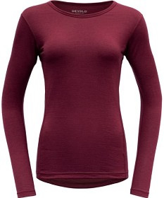 Kuva Devold Breeze Woman Shirt naisten merinovillainen kerrastopaita, viininpunainen