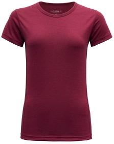 Kuva Devold Breeze Woman T-Shirt naisten t-paita, viininpunainen