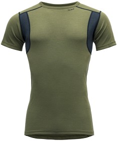 Kuva Devold Hiking Man T-Shirt merinovillainen t-paita, vihreä/musta
