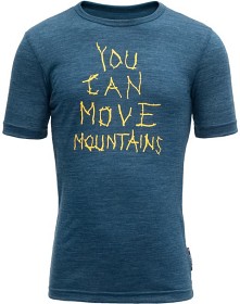 Kuva Devold Moving Mountain Kid lasten t-paita, tummansininen