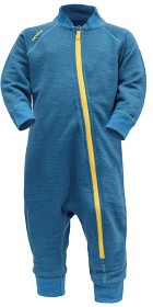 Kuva Devold Nibba Baby Wool Playsuit Blue Melange