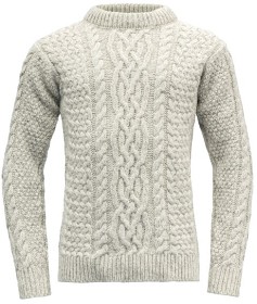 Kuva Devold Sandøy Sweater Crew Neck Unisex -villapaita (Grey Melange)