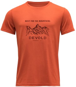 Kuva Devold Ulstein Man Tee merinovillainen t-paita, oranssi