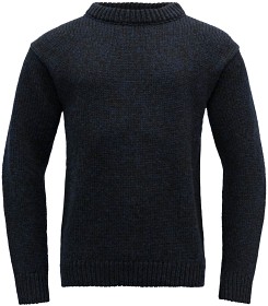 Kuva Devold Unisex Nansen Sweater Crew Neck villapusero, tummansininen