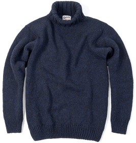 Kuva Devold Unisex Nansen Sweater High Neck villapusero, tummansininen