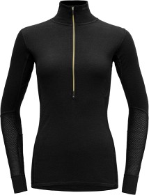 Kuva Devold Wool Mesh Woman Half Zip Neck Caviar