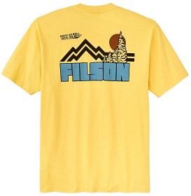Kuva Filson M's S/S Frontier Graphic T-Shirt Aspen Gold / Sun