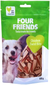 Kuva Four Friends Chicken Twist Bite koiranherkku, 100g