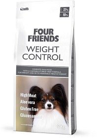 Kuva Four Friends Weight Control täysravinto koiran painonhallintaan, 12 kg