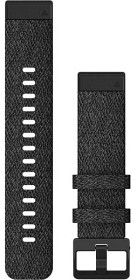 Kuva Garmin QuickFit 20 mm Watch Band Hthr Black Nylon with Black