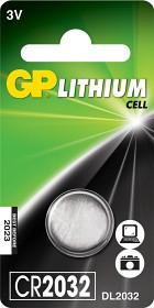 Kuva GP litium-nappiparisto CR2032, 1 kpl