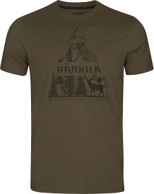 Kuva Härkila Nature S/S T-Shirt t-paita, tummanvihreä