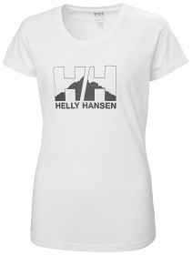 Kuva Helly Hansen Nord Graphic Drop naisten t-paita, valkoinen