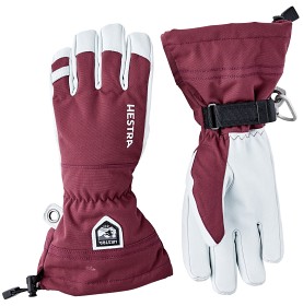 Kuva Hestra Army Leather Heli Ski 5 Finger hanska, Bordeaux