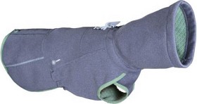 Kuva Hurtta Razzle Dazzle Midlayer koiran takki, 45-65 cm, harmaa/vihreä