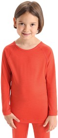 Kuva Icebreaker Kids 200 Oasis LS Crewe Unisex lasten kerrastopaita, oranssi