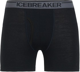 Kuva Icebreaker M's Anatomica Boxers w Fly Black