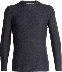 Kuva Icebreaker M's Waypoint Crewe Sweater Charcoal Hthr