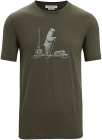 Kuva Icebreaker Tech Lite II SS Tee merinovillainen t-paita, maastonvihreä