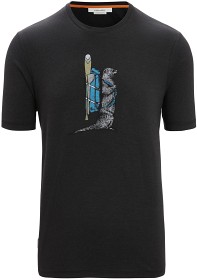 Kuva Icebreaker Central Classic SS Tee t-paita, Otter Paddle Black