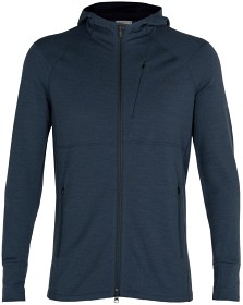 Kuva Icebreaker M's Quantum II LS Zip Hood Serene Blue