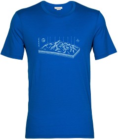 Kuva Icebreaker Tech Lite II SS Tee Alps 3D t-paita, sininen