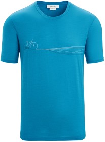 Kuva Icebreaker Tech Lite II SS Tee t-paita, Cadence Paths Geo Blue