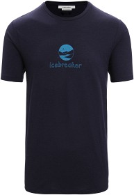 Kuva Icebreaker Tech Lite II SS Tee t-paita, Icebreaker Essential Logo Midnight Navy