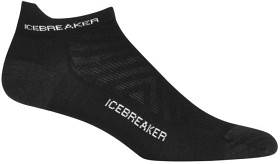 Kuva Icebreaker Run+ Ultralight Micro naisten sukat, Black/Snow
