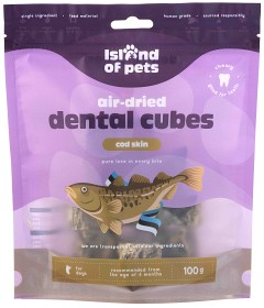 Kuva Island of Pets Cod Skin Dental Cubes 100 g