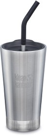 Kuva Klean Kanteen Insulated Tumbler 473ml with Straw Lid Brushed Stainless