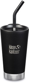 Kuva Klean Kanteen Insulated Tumbler 473ml with Straw Lid Shale Black