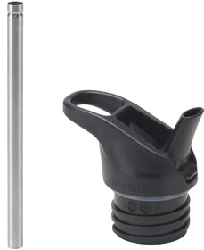 Kuva Klean Kanteen Klean Kanteen Flip Seal Sport Cap w/Straw (for Classic Bottles)  Black