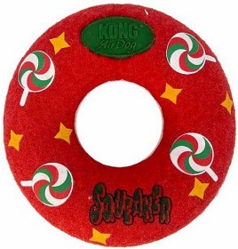 Kuva Kong Holiday Airdog Squeaker Donut koiran noutolelu, M 12x12x4 cm