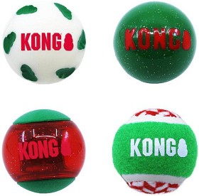 Kuva Kong Holiday Occasions Balls pallot, M 25x7x7 cm, 4 kpl