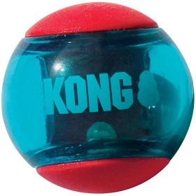 Kuva Kong Squeezz Actionball koiranlelu, L, punainen, 2kpl