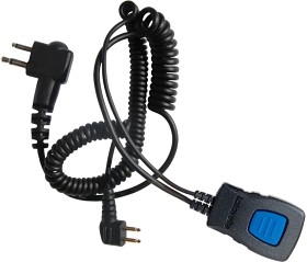 Kuva Lafayette Miniheadset Radiokaapeli Peltor 2-Pin J22 2,5 + 3,5 mm Kulmaliitin – Kapeampi Väli