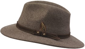 Kuva Laksen Country Fedora Fine Felt huopahattu, ruskea